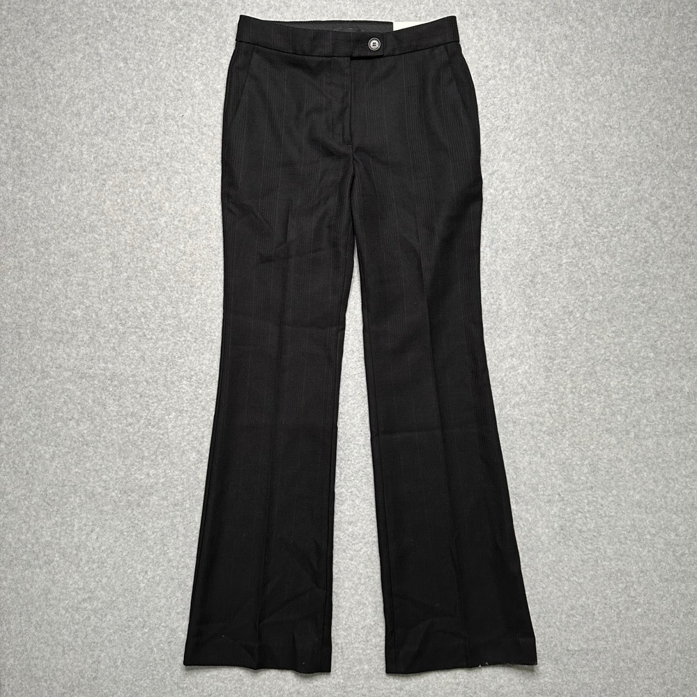 Ann Taylor Black Pinstripe Women's Dress Trousers